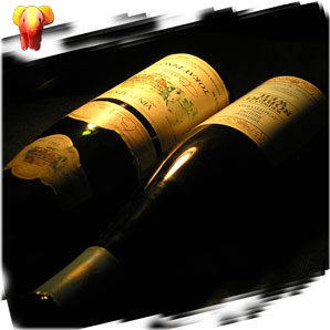 Wine (left) bought in Strasbourg (France) & Another in Frankfurt am Main (Deutschland)