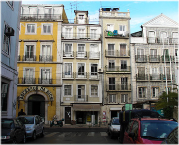 gate of ascensor da Bica in Lisbon, Portugal