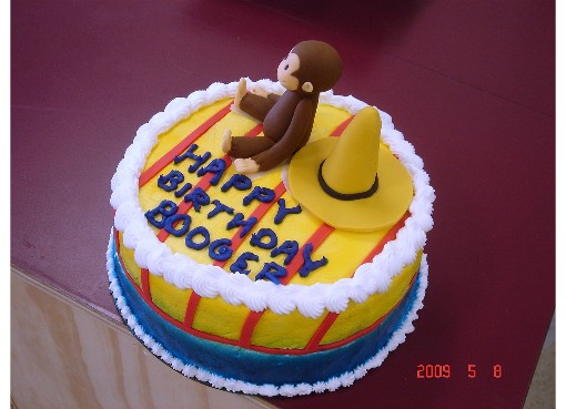 Curious George 3D cake 2