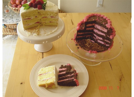 Miyu's Birthday Cake 2008 sliced