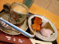 みたらし＆桜餅＆コーヒー