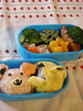 くまさんキャラ弁.JPG