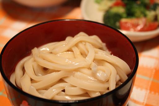 いただいた手打ちうどん.JPG