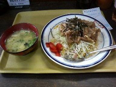 生姜焼き焼き飯