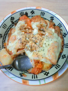 チキンカチャトラ　ドリア