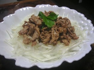 豚肉生姜焼きwithオニオンスライス