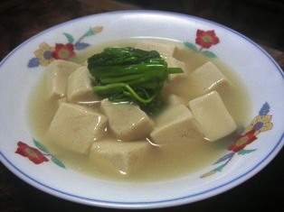 あんかけ高野豆腐