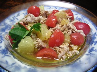 豚シャブグレープ中華風