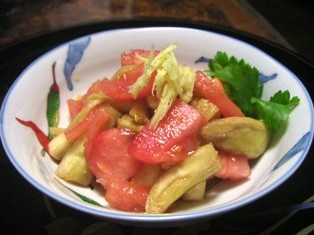 ナストマ生姜醤油