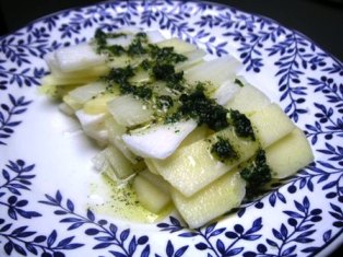 りんご長芋セロリのサラダ