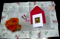 ランチマットとカード