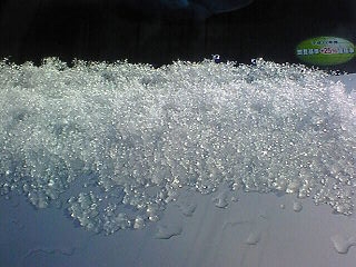 冷えるはず・・雪