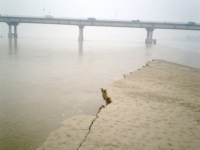 大黄河の中州から