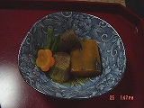 たき合せ（揚げナス、かぼちゃ、にんじん、ごぼう、いんげん）