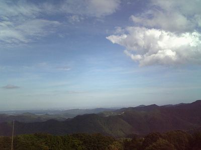 牧場からの景色