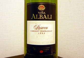 CabernetTempranilloReserva[1999]VinaAlbali