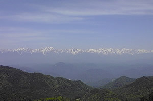 長野20090602聖山から北アルプス