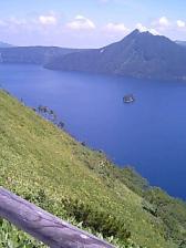 摩周湖（霧がまったくない）