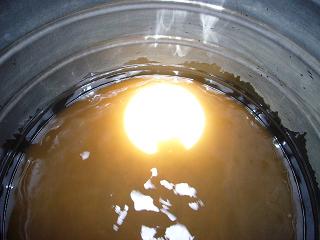 屋上タンクの内部