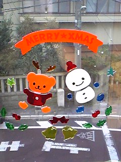 クリスマス・窓