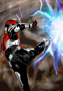 仮面ライダーカブト　ライダーキック