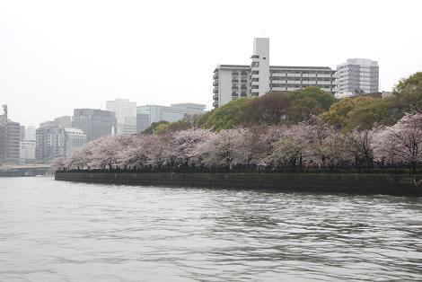 雨に煙る水の都・大阪１