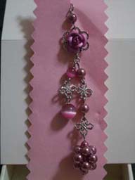 mikipikiさん薔薇ストラップ