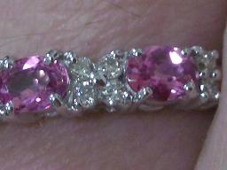 ベーネダイヤ＆Pトル３石(ダイヤ花アップ)