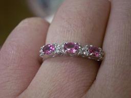 ベーネダイヤ＆Pトル３石着用アップ