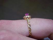 研磨屋さんＹＧルビー着用(横)