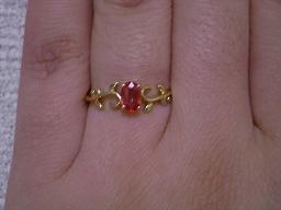 ベーネパパラチアカラーYGアイビー着用(アップ)