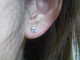 ベーネパライバ＆ダイヤフラワー着用