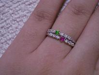 ベーネPトルダイヤ&デマントイド着用