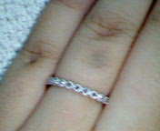 ベーネローズカットリング着用アップ