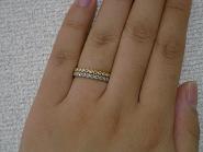 ベーネローズカットYG＆WG着用