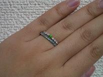 ベーネ パライバ＆デマントイド着用