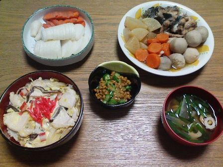 ０７・１０・２１夕食