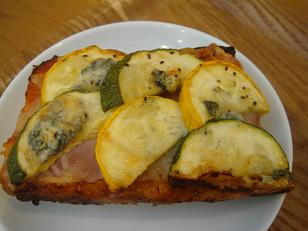 DSC03336ズッキーニタルティーヌ＠パンデュース