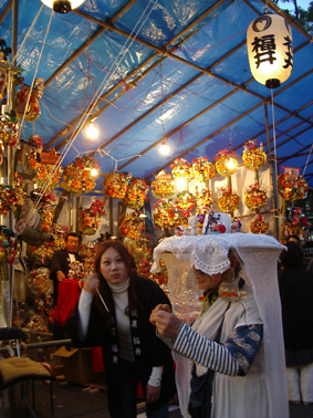 帽子おじさん酉の市