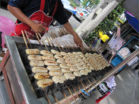 クルアイピン焼いてるところ