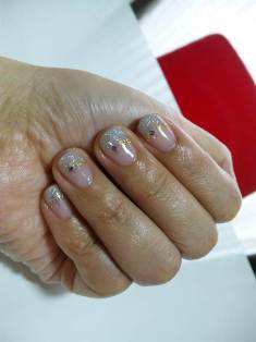 涼しげネイルその2