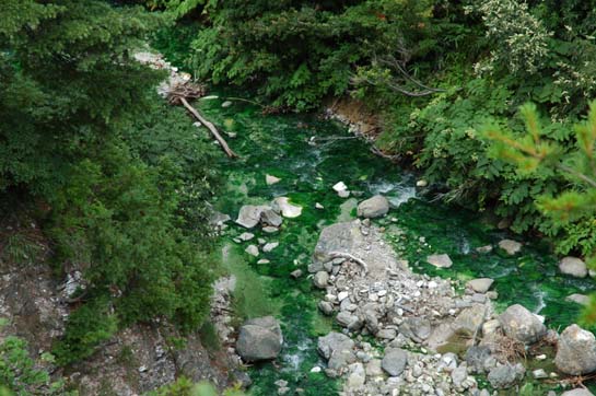 湯滝の上