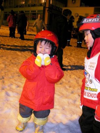 雪の祭典は幻想的でした。