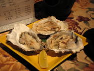 頼んだカキのあぶり