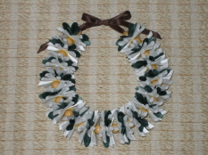 Naupaka with Ginger Lei