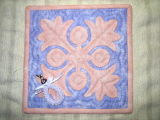 Hawaiian Quilt mini tapestry BreadFruit