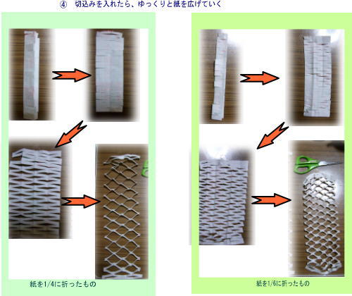 七夕飾りのギザギザ2