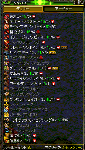 D　ランサスキル