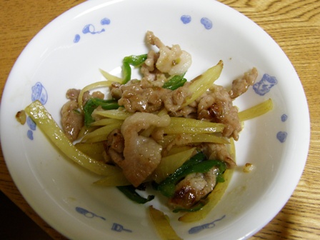 初チンジャオロース