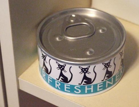 珍しい猫缶入りの芳香剤